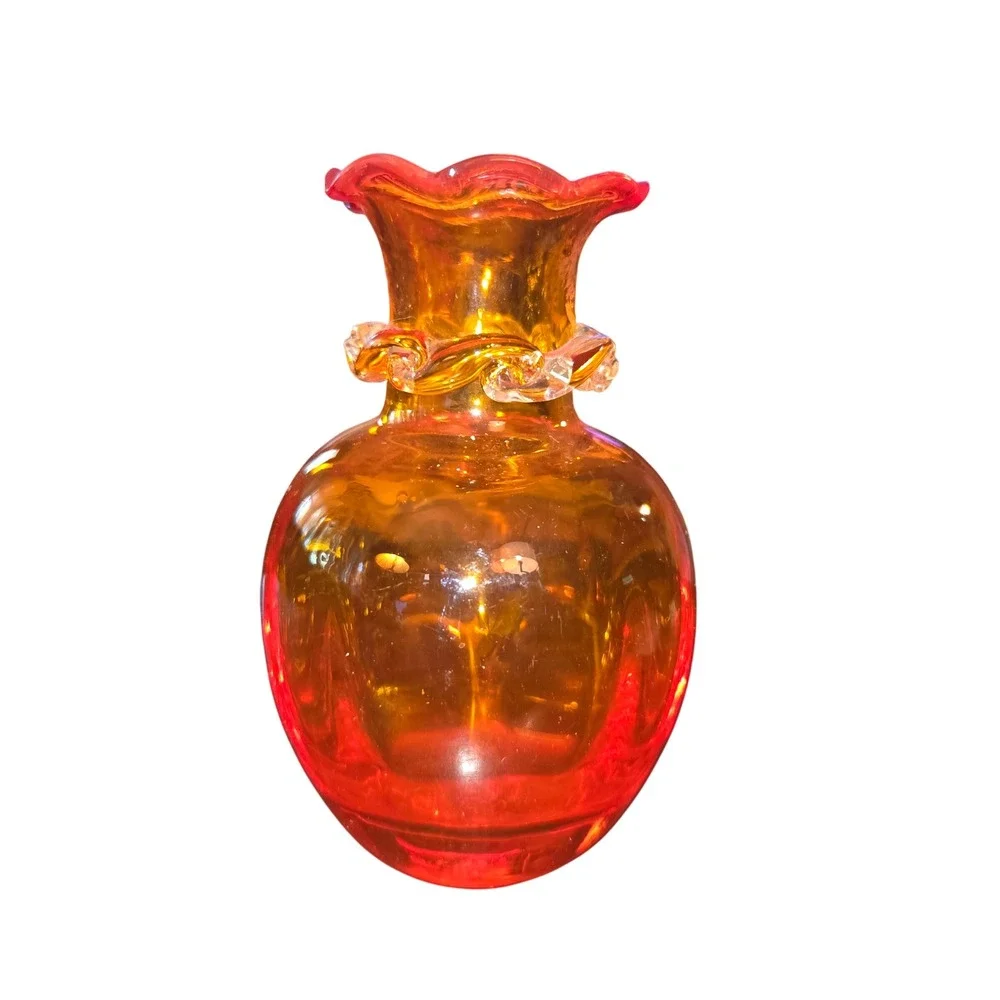 Pilgrim Glass Bud‎ Vase 4.5